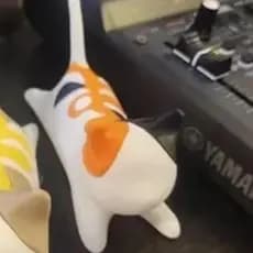 Impressão 3d bonito Sanhua gato elemento ornamentos Desktop decoração do carro artesanato presentes criativos