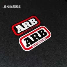 Adesivo de carro Off-Road arb modificado adesivo traseiro etiqueta de bloqueio diferencial adesivo de para-choque diante
