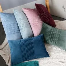 Novo produto fronha de órgão Crepe de veludo cor sólida fronha de sofá de veludo holandês