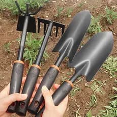 Plantio pequena pá conjunto de ferramentas de jardinagem doméstica artefato pá flor pá vaso vegetal plantio pá solo solt