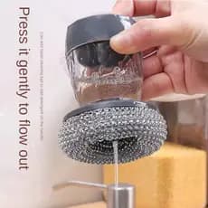 Escova para panelas Ferramenta útil Escova automática para lavar louça líquida Cozinha Escova para panelas domésticas Es
