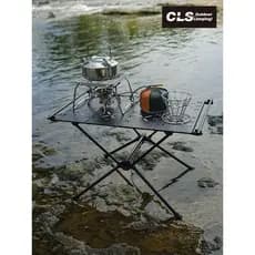 CLS Mesa Tática Dobrável Ao Ar Livre Leve IGT Fogão Mesa Portátil Dobrável Camping Carro Piquenique Mesa de Placa de Alu