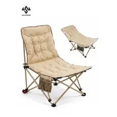 CLS Cadeira dobrável reclinável dobrável para exterior, nova cadeira portátil para acampamento, escritório, almoço, cama