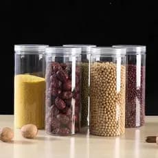 Jarra com datas vermelhas, jarra de armazenamento de cozinha com tampa, caixa de armazenamento, garrafa de armazenamento