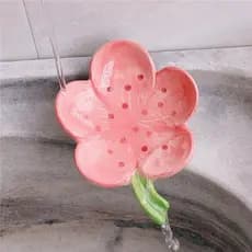 Caixa de sabão criativa única colheita flores bonito grande caixa de sabão dreno de toalete caixa de armazenamento bande