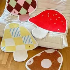 Decoração do quarto dos desenhos animados tapete doméstico sala de estar sofá mesa café tapete varanda Bay janela quarto