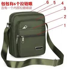 Bolsa masculina Oxford pano bolsa de ombro bolsa mensageiro Casual bolsa de lona masculina mochila pequena maleta de neg