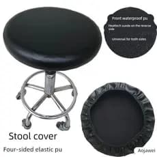 Banco redondo capa de couro almofada cadeira 2026 novo estilo à prova dwaterproof água balcão barra beleza barbeiro feze
