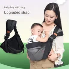 Amor da mãe verão estilo fino portador de bebê recém-nascido crianças passeio gaze abraço bebê ferramenta útil cintura f