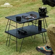 Coman Dupla Camada Unidade IGT Mesa Ao Ar Livre Dobrável Multifuncional Mesa de Expansão Modular Camping Piquenique Mesa