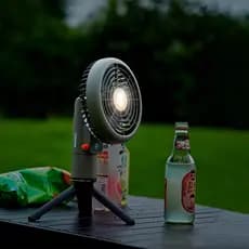 Sanix 2025 novo estilo cenário Mini ventilador elétrico acampamento ao ar livre longa vida útil da bateria carregamento