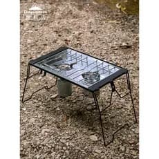 Koman ao ar livre IGT aço inoxidável destacável fogão Rack placa acampamento piquenique afundando tipo 2 unidade placa f