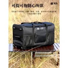 Luke ao ar livre Super grande capacidade rebocador saco acampamento engrossado à prova dwaterproof água expansível rodas