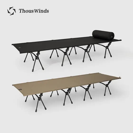 Thous Winds Thousand Winds Cama de acampamento tática ao ar livre Cama dobrável Extra grande Ultra-leve Liga de alumínio