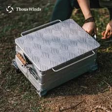 Thous Winds Thousand Winds Caixa de armazenamento de acampamento Acessórios Placa de cobertura de liga de alumínio adequ