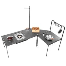 TNR mesa dobrável ao ar livre portátil IGT multifuncional combinação mesa de acampamento ao ar livre mesa Surround carro
