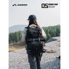 Mountain diversão ao ar livre cinta de Velcro criptografado náilon alça portátil acampamento armazenamento mochila Plug-