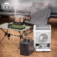 Coman cassete ao ar livre tanque de combustível seis fornecimento dois adaptadores fogão acampamento RV bateria longa vi