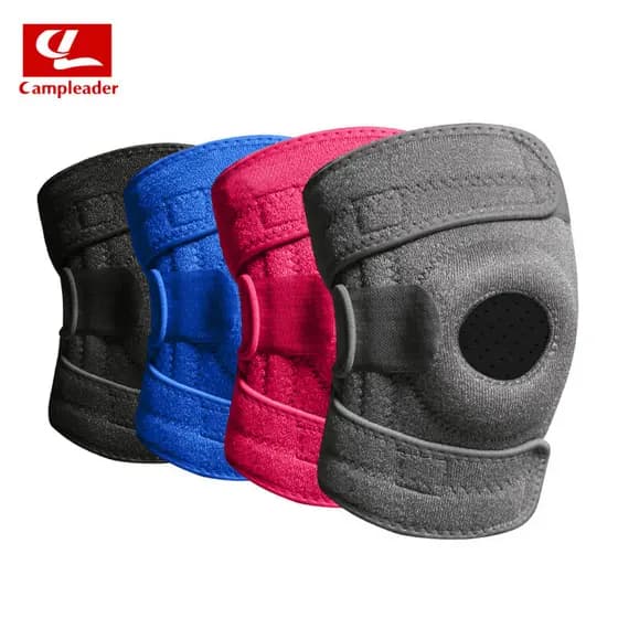 Ciclismo ao ar livre montanhismo esportes joelheiras ok pano respirável quatro primavera Fitness esportes basquete equip
