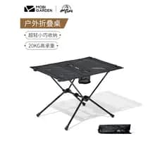 Mugadi requintado equipamento de acampamento ao ar livre portátil mesa dobrável Ultra-leve liga de alumínio pequena mesa
