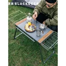 Mesa dobrável para acampamento ao ar livre, cervo preto, leve, portátil, viajante, geleira, combinação Modular, IGT
