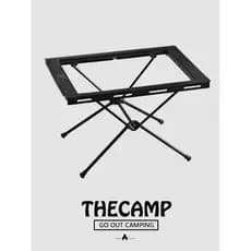 Mesa igt de duas unidades para acampamento ao ar livre, mesa tática leve, armazenamento portátil, pequena mesa para cami