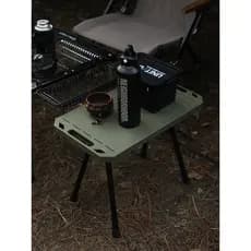 Mesa tática ao ar livre acampamento piquenique leve pequena mesa de centro Ultra-leve portátil elevável plástico dobráve
