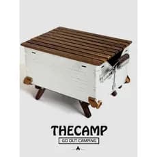 Acampamento ao ar livre Retro caixa aberta placa de mesa caixa aberta placa de cobertura de madeira suporte de madeira m