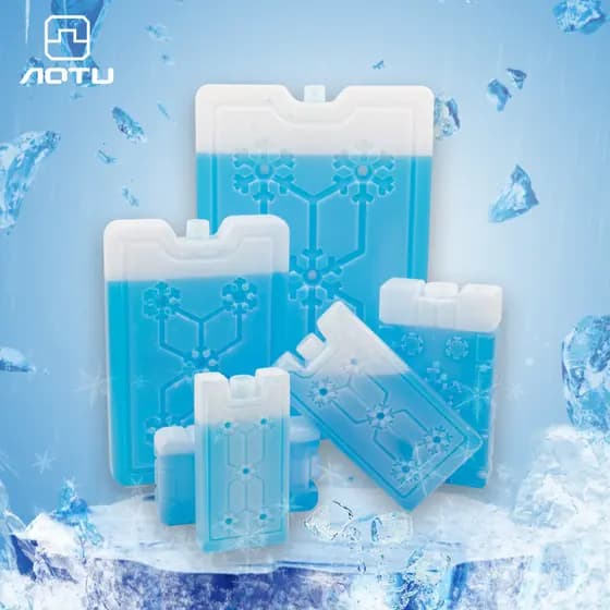 Caixa de isolamento ao ar livre saco de gelo reutilizável placa de gelo freezer caixa de refrigeração fresco-mantendo ca
