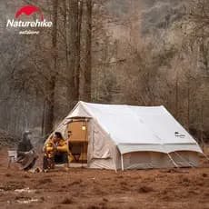 Naturehike Naturehike Air12 Tenda inflável ao ar livre pano de algodão grosso para 3-4 pessoas barraca de acampamento de
