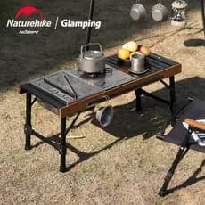 Naturehike IGT mesa de combinação dobrável ao ar livre portátil acampamento piquenique cadeira Ultra-leve mesa de liga d