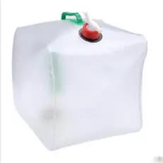 Genuíno ao ar livre PVC portátil dobrável garrafa de água 10L garrafa de água torção garrafa de água quadrada saco de ág