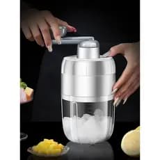 Máquina de gelo raspado Manual máquina de gelo granizo doméstico pequeno triturador de gelo tenda manivela mão quebra de