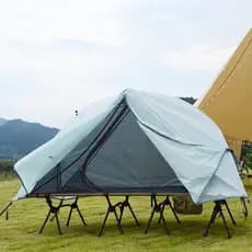 Tenda de acampamento portátil de dobra única