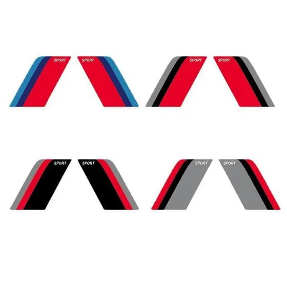 Corpo transfronteiriço novo estilo decoração de motor adesivo de carro esportes guirlanda reflexiva modificado único cri
