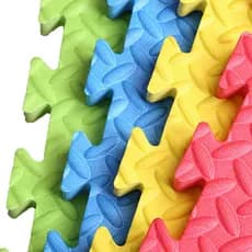 Novo estilo de costura espuma tapete folha padrão 30*30 EVA 12mm engrossado antiderrapante bebê crianças escalada