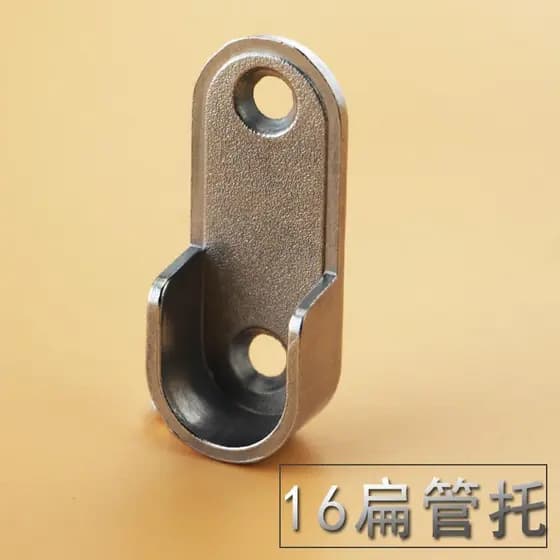 Wancheng roupas pendurado haste Flange assento roupas passagem assento rápido-instalado liga de zinco guarda-roupa Base