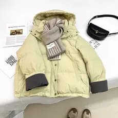 Jaqueta acolchoada feminina inverno 2025 novo estilo estilo coreano jaqueta acolchoada pequena estudante jaqueta de pão