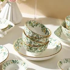 Ji Fanhua cerâmica tempero prato Underglaze cor casa mergulhando tempero prato molho de soja molho picante vinagre prato