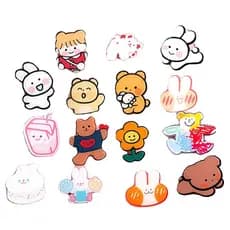 Coreano coreano ins menina broche bonito dos desenhos animados crianças pino mochila pino pequeno pingente estudante
