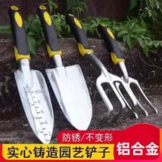 Ferramenta de plantio de flores de jardinagem conjunto doméstico conjunto de três peças pá vaso ferramenta de plantio de