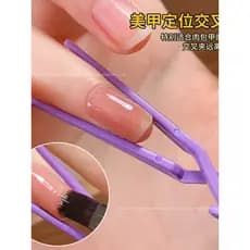 Fototerapia posicionamento manicure clipe à prova de derramamento moldar posicionamento ferramenta auxiliar unhas de car