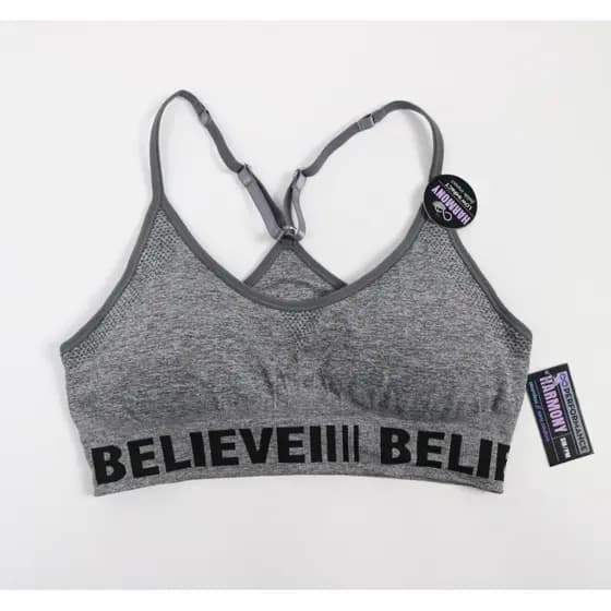 Americano única carta feminina sutiã esportivo roupa interior esportiva alta elástica Fitness Yoga correndo roupa interi