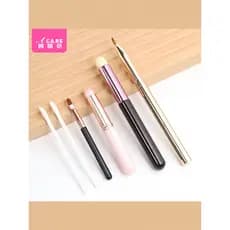 Pincel labial D1pq801-cabeça redonda pincel de batom menina pincel de manchas labiais pincel de maquiagem para iniciante