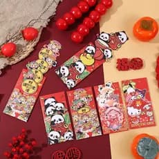 Envelope vermelho criativo exclusivo ano novo do cavalo surpresa Li Shifeng 2026 ano novo envelope vermelho puxar desenh