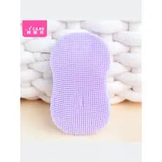 Escova de lavagem facial AA1sq801-Roxo Escova de limpeza Silicone Dupla face Manual Escova de lavagem facial Escova de l