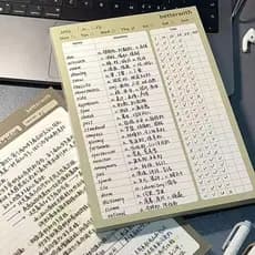 Ins Matcha Style Notebook Inglês Palavra Linha Horizontal b5 Grande Pós-graduação Exame de Admissão Silenciosamente grav