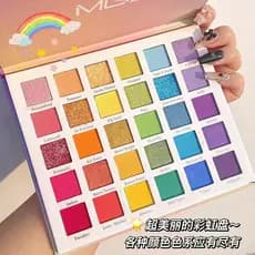 Cor sombra crianças palco maquiagem dedicado azul verde Glitter lantejoulas paleta de sombra desempenho cosméticos