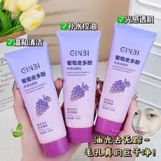 Polifenol Uva Pele Roxo Limpeza Limpador Limpeza Profunda Melhorando Seco Limpador Áspero Unissex