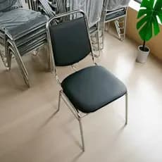Cadeira de jantar simples cadeira de Fast Food Hotel Manicure cadeira de couro superfície macia banco alto moderno mesa